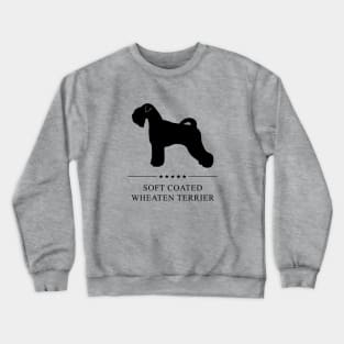 Soft Coated Wheaten Terrier Black Silhouette Crewneck Sweatshirt